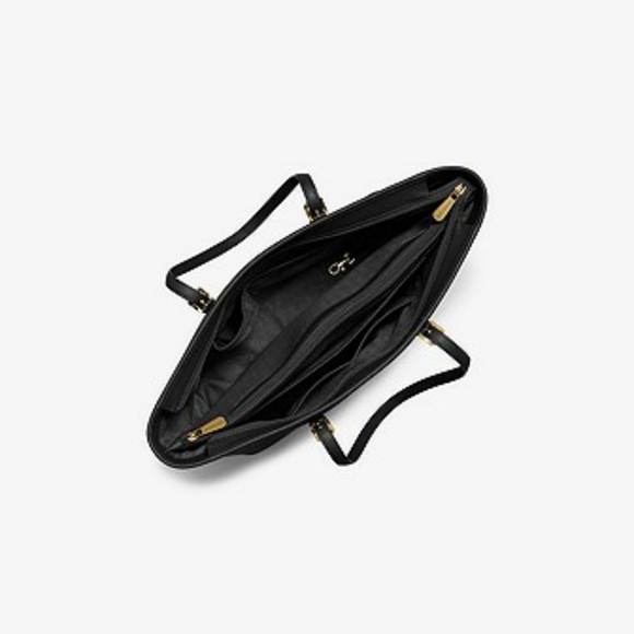 Michael Kors Sady Saffiano Black Medium Tote Bag - Picture 5 of 14